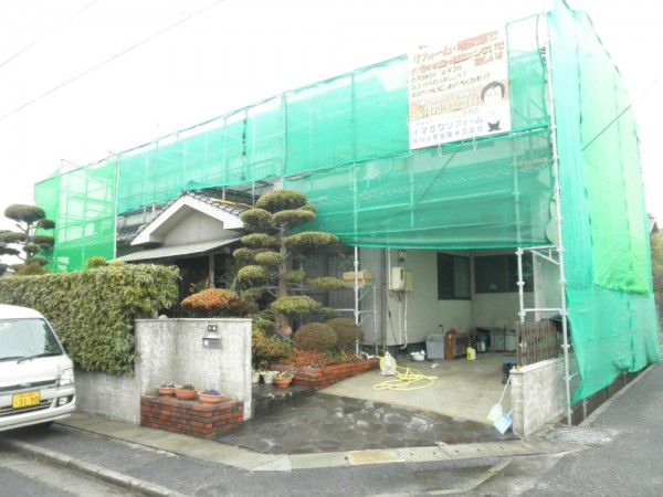 笠岡市　外壁の塗装・ひび割れ補修リ